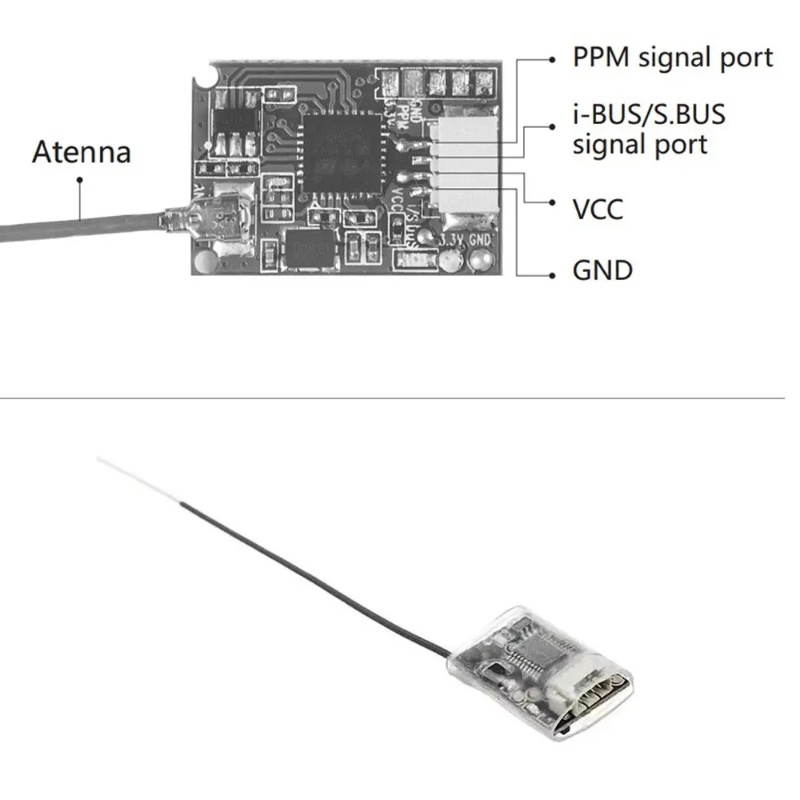 Flysky FS-8A 8CH 18CH Mini Alı - Receiver Sbus 8Ch incelemesi ve fiyatı