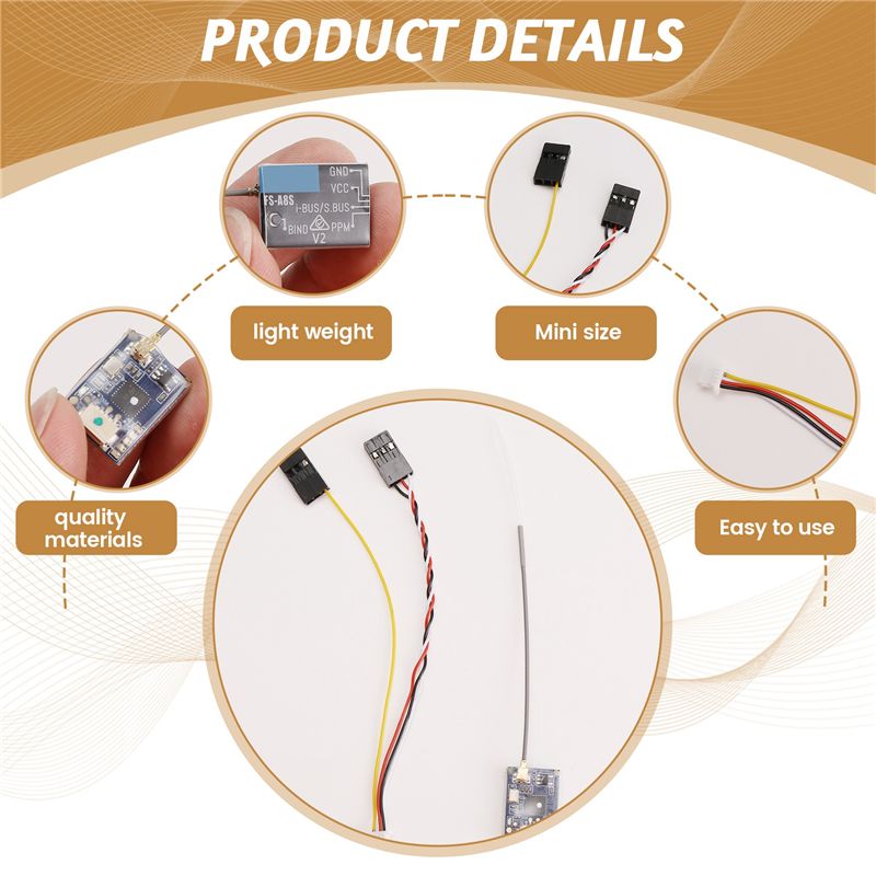 AS96 – FS-A8S 2.4G 8 Kanallı M - Receiver Sbus 8Ch incelemesi ve fiyatı